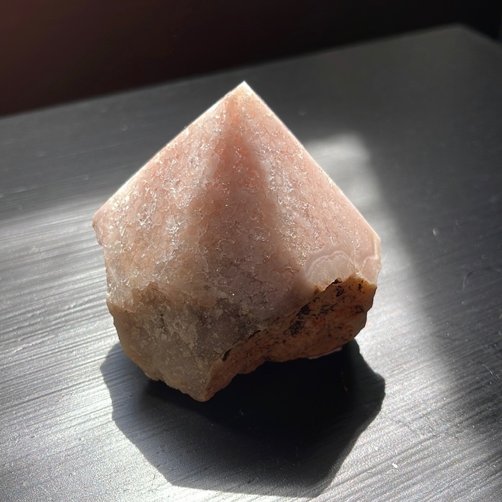 Pink amethyst point (crystals)